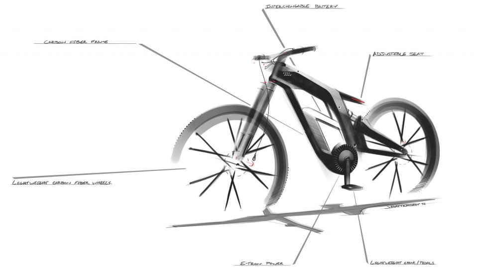 Audi e-bike prototype cycle 2012