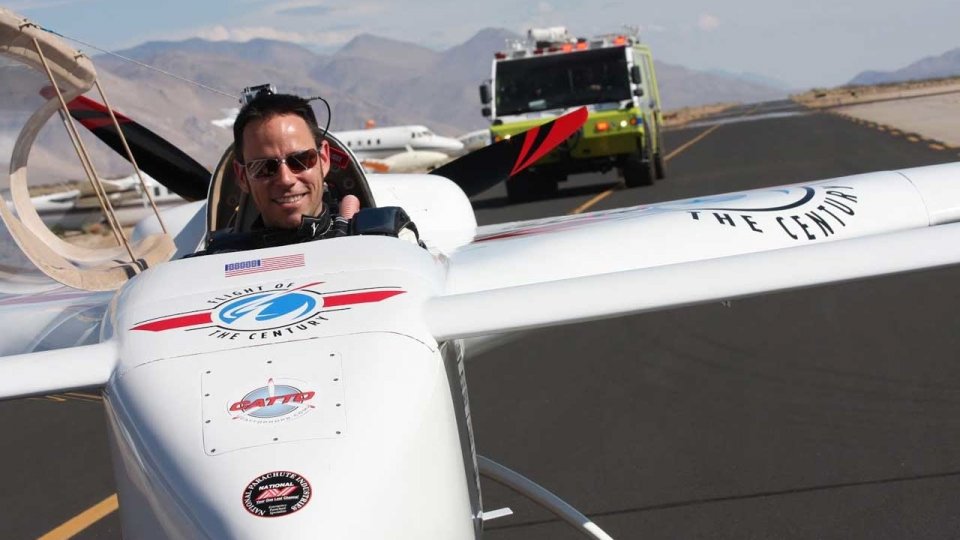 Chip Yates electric airplane speed record