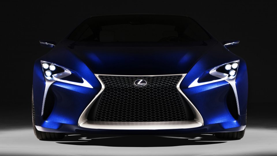 Lexus IF-LC blue concept