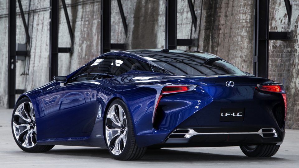 Lexus IF-LC blue concept