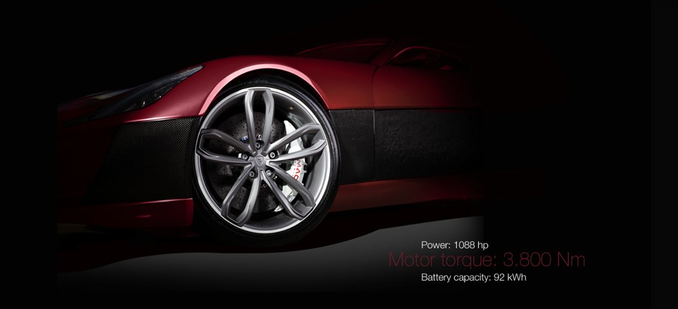 Rimac Concept One power info